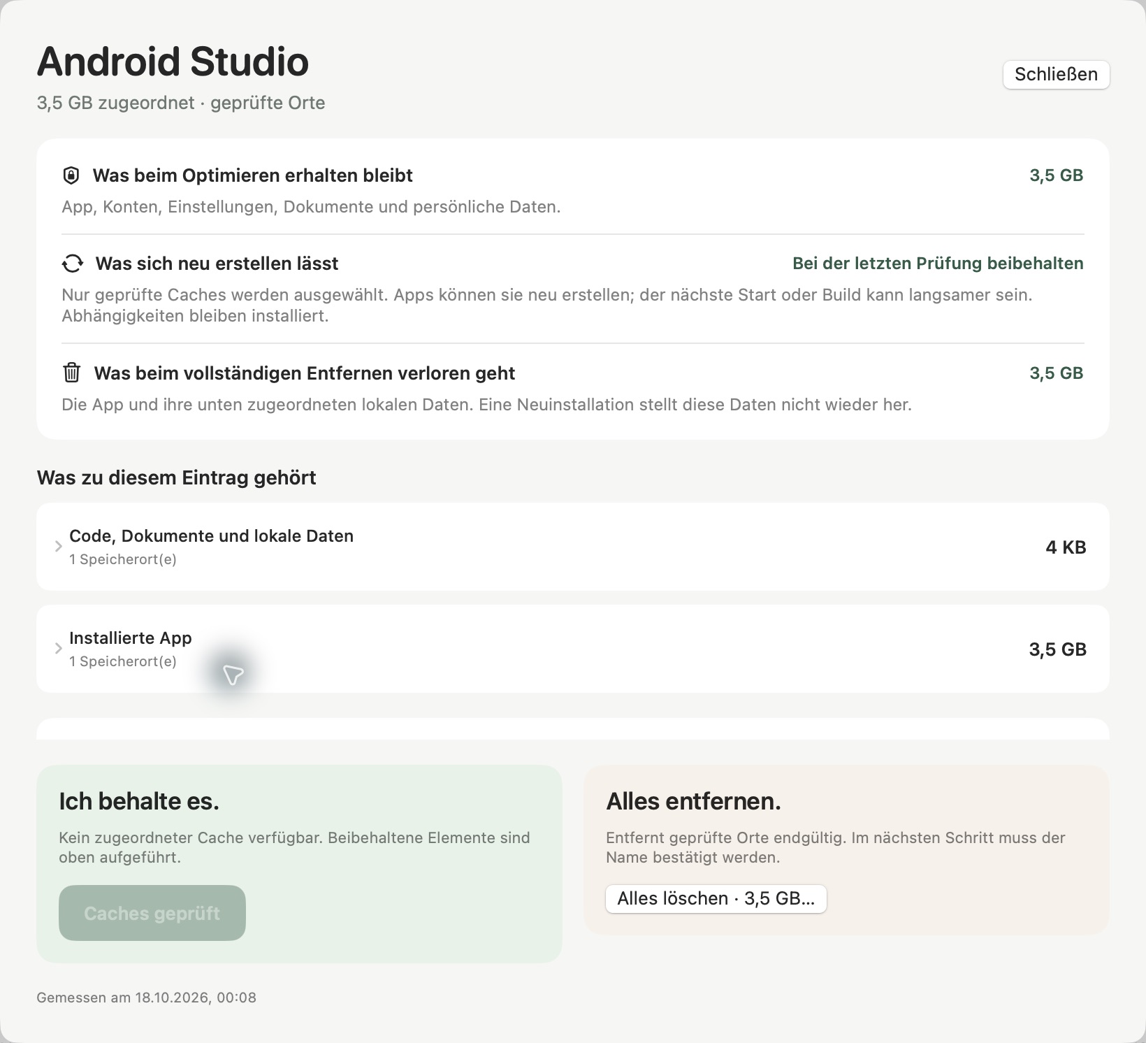 Eine App. Ein Projekt. Alle Verbindungen. — Clair 1.0