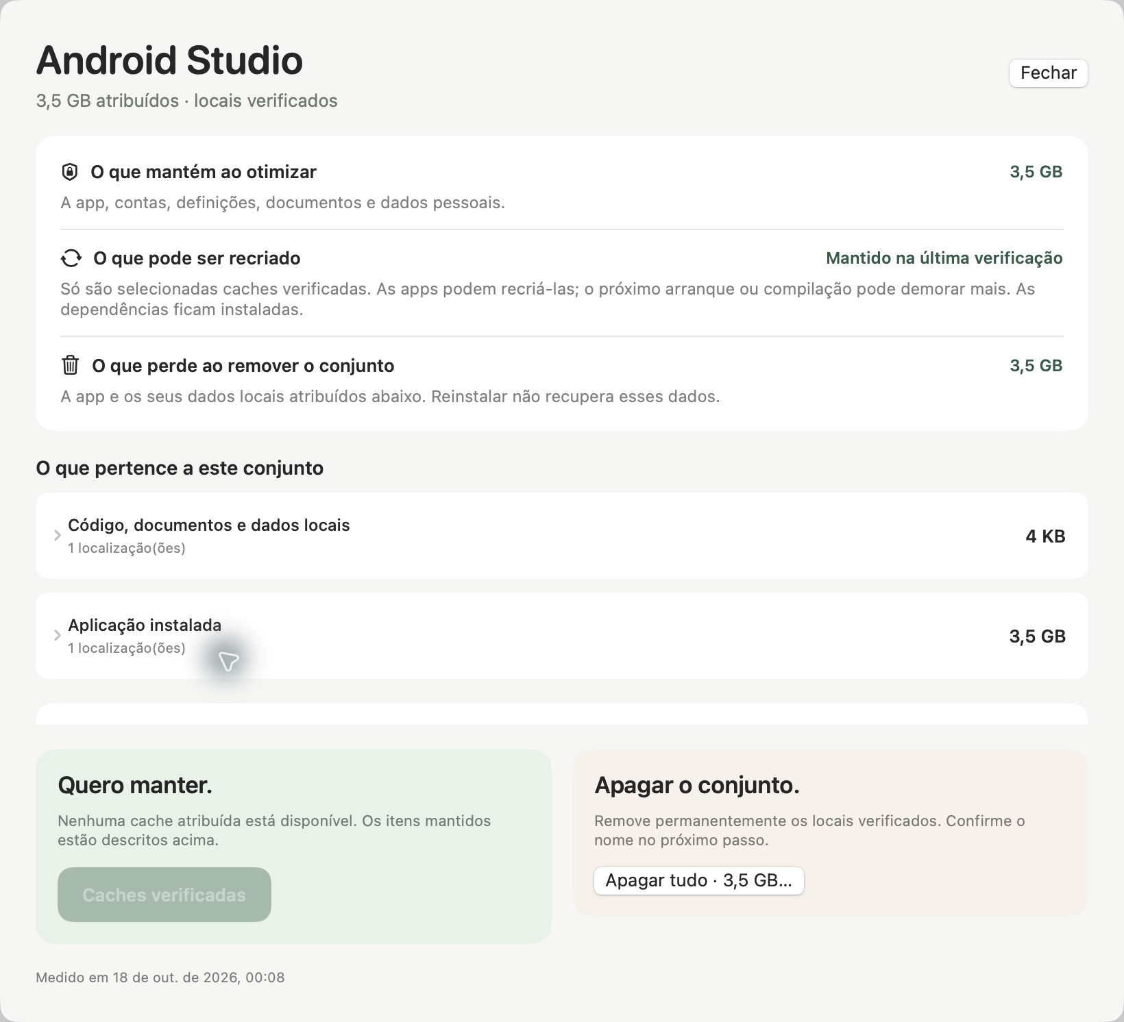 Uma app. Um projeto. Todas as ligações. — Clair 1.0